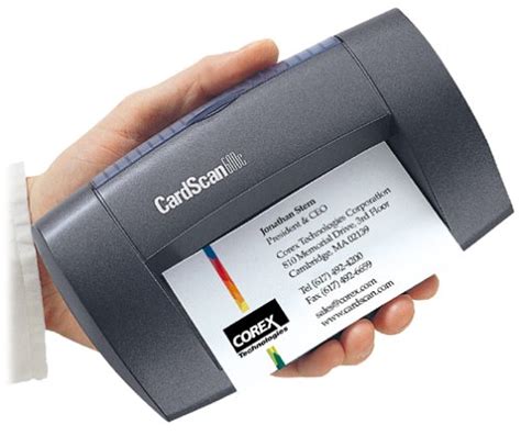 desktop business card scanner